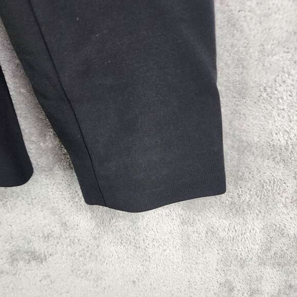 Womens Black Cache Fitted Jacket Full Zip Round Neck Long Sleeve Size 4 - Picture 5 of 11